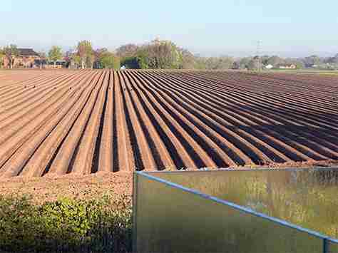Farmland landscape showing the importance of protecting land