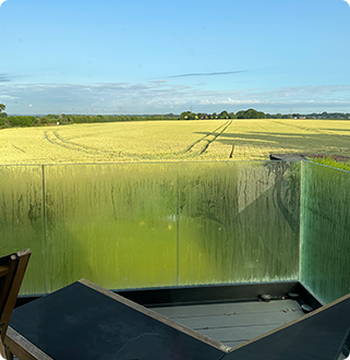 Local countryside landscape showing important agricultural areas