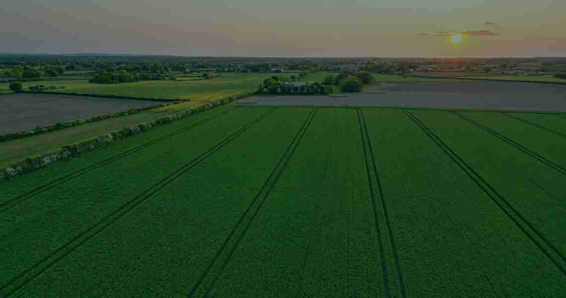 Green countryside landscape highlighting the value of farmland