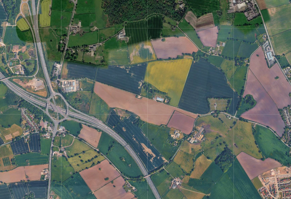 Tabley Hill Solar Farm parameters plan